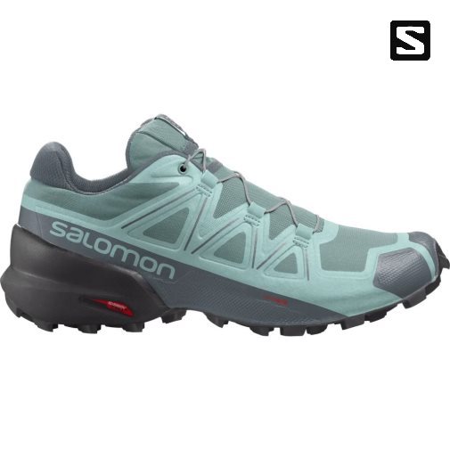 Sapatilhas Trail Running Salomon Speedcross 5 Feminino Turquesa | PT F29435